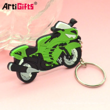 Großhandels-Motorrad-keychain des Gummis 3d